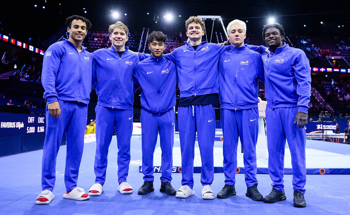 U.S. men’s team sixth in team final at 2026 Artistic Worlds