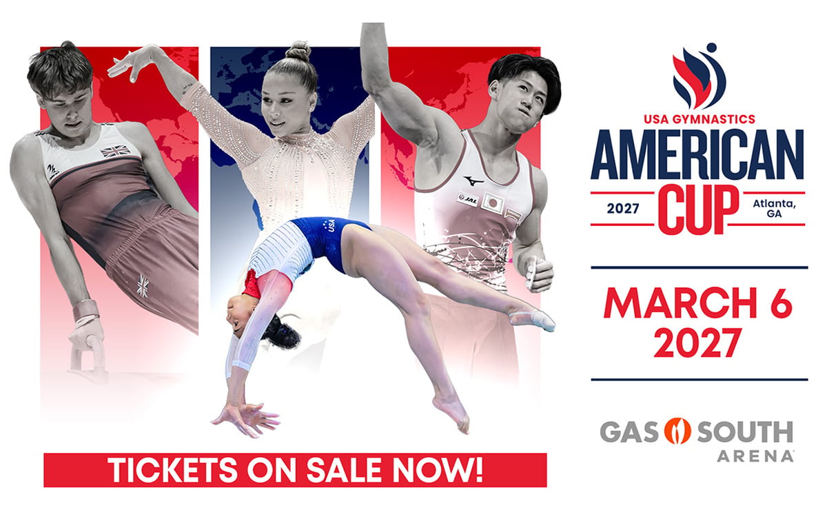Greater Atlanta to host global gymnastics powerhouses at 2027 American Cup; tickets now on sale